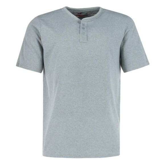 Ten West Apparel Men's Henley Short Sleeve and Plaid Pajama Pant Set - Picture 2 of 3